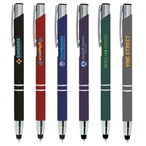 An image of Promotional Crosby Metal Pen w/Bottom Stylus - Sample