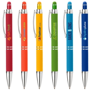 An image of Marketing Phoenix Softy Brights Gel Pen w/ Stylus - Sample