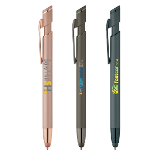 An image of Marketing Pacific Softy Metallic Pen w/ Stylus - Sample