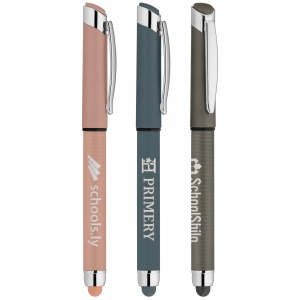 An image of Promotional Regency Gel Softy Metallic Stylus Pen - Sample