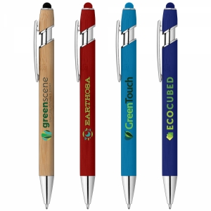 An image of Printed Prince Bamboo Stylus Pen - Sample
