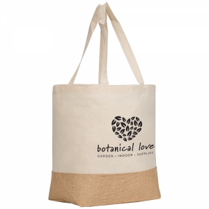 An image of Promotional Rio Shopper Tote Bag - 140 gsm Recycled Cotton Bl - Sample