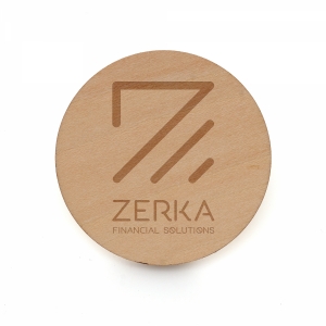 An image of Round Wooden Badge Large