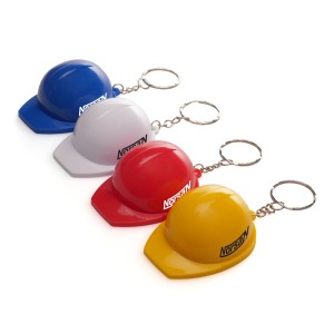 An image of Hard Hat Plastic Bottle Opener Keyring