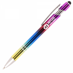 An image of Printed Nimrod Rainbow Ball Pen - Sample