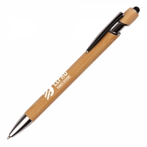 An image of Marketing Nimrod Bamboo Stylus Ball Pen - Sample