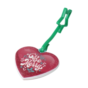An image of Printed Christmas Eco-ration Heart