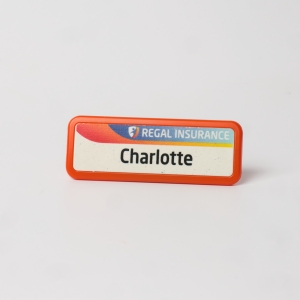 An image of Always Recycled Select Name Badge - Slim Rectangle