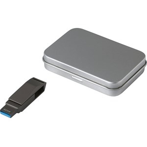 An image of USB stick with metal case 64Gb - Sample