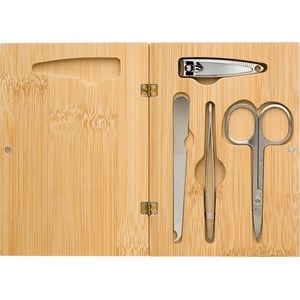 An image of Advertising Bamboo manicure set