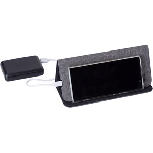 An image of Marketing RPET wireless charger mouse mat/phone stand - Sample
