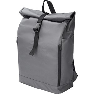 An image of RPET roll top backpack - Sample