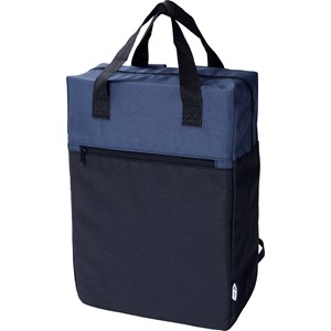 An image of RPET backpack with zipped front pocket - Sample