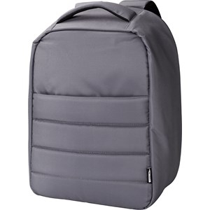 An image of Logo RPET anti-theft laptop backpack - Sample