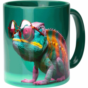 An image of Durham Two-Tone Sublimation Mug