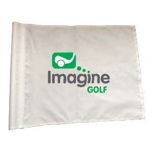 An image of Logo Polyester Pin Flag - Sample