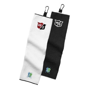 An image of Wilson Staff Microfibre Tri-fold Golf Towel - Sample
