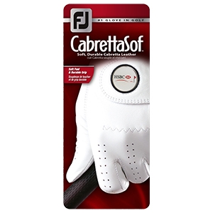 An image of Logo FootJoy CabrettaSof Q Mark Glove - Sample