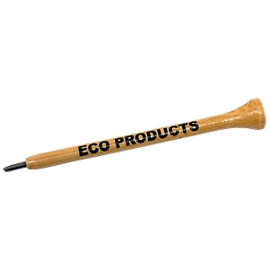 An image of Branded Bamboo Tee Pencil - Sample