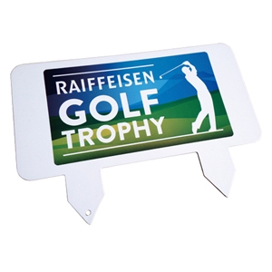 An image of Printed Championship Rectangle Tee Markers - Sample