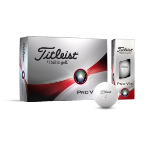 An image of Printed New Titleist Pro V1x Golf Balls 23 - Sample