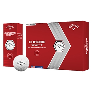 An image of Logo Callaway Chrome Soft 22 Golf Balls - Sample