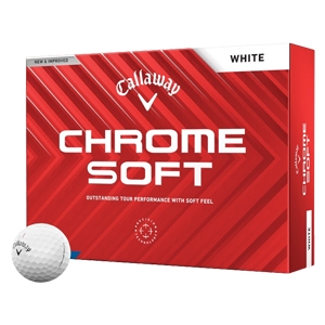 An image of Logo Callaway Chrome Soft 24 Golf Balls - Sample