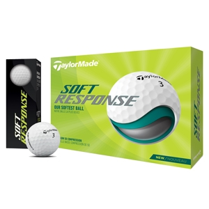 An image of Logo TaylorMade Soft Respone 22 Golf Balls - Sample