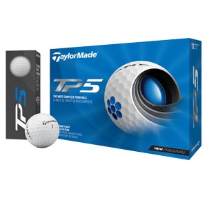 An image of Logo TaylorMade TP5 Golf Balls 2021 - Sample