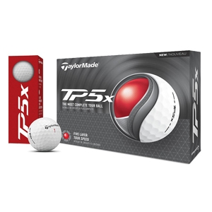 An image of Printed TaylorMade TP5x 2024 Golf Balls - Sample