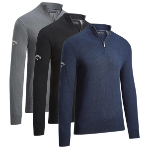 An image of Callaway Windstopper 1/4 Zipped Sweater - Sample