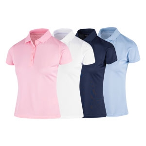 An image of Marketing Island Green Ladies Micro Pique Polo Shirt - Sample