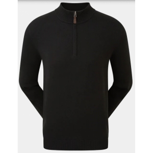 An image of Corporate Footjoy Gents Wool Blend Half Zip Golf Pullover  - Sample
