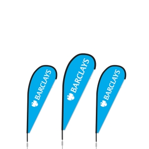 An image of Logo Bat Fan Beach Advertising Golf Flag 105 X 270 cm - Sample
