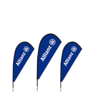 An image of Logo Bat Fan Beach Advertising Golf Flag 90 X 195 cm - Sample