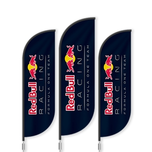 An image of Printed Bat Fan S Advertising Golf Flag 65 X 200 cm - Sample