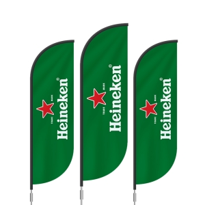 An image of Corporate Bat Fan S Advertising Golf Flag 70 X 300 cm - Sample