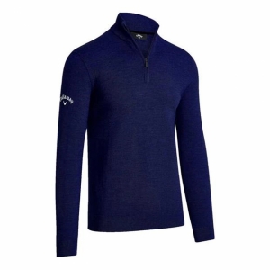 An image of Printed Callaway Golf Gents Windstopper Quarter Zipped Sweater - Sample