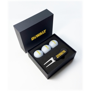 An image of Marketing Flix DS 3 Ball Golf Mini Presentation Box  - Sample
