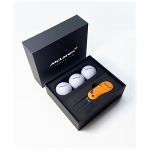 An image of Logo Flix Pro 2.0  3 Ball Golf Mini Presentation Box  - Sample