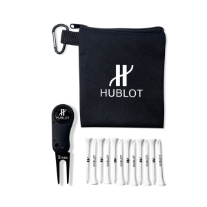 An image of Marketing Flix Pro 2.0 Polyester Zipped Golf Bag Set - Sample