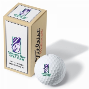 An image of Promotional Titleist Tour Soft Golf Balls In 2 Ball Printed Sleeve - Sample