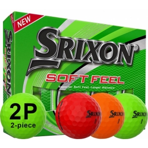 An image of Logo Srixon Soft Feel Printed  Brite Golf Balls - Sample