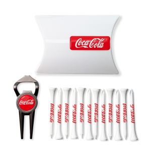 An image of Printed Geo Bottle Opener Golf Tool Pillow Pack