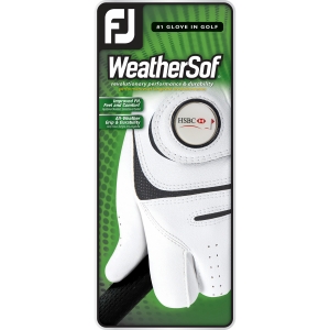 An image of Printed Footjoy Q-mark WeatherSof Golf Glove - Sample