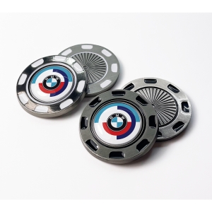 An image of Logo Metal Pokerchip With Removable Golf Ball Marker 40mm - Sample