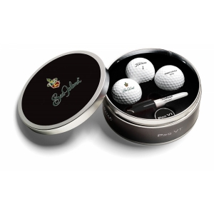 An image of Branded Titleist Pro V1 3 Ball Golf Tin - Sample