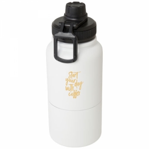 An image of Branded Dupeca 840 Ml Recycled Stainless Steel Insulated Sport Bottle