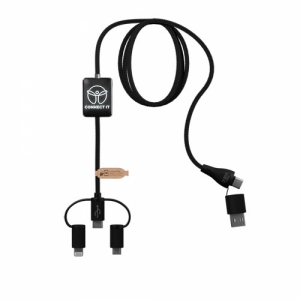 An image of Printed SCX.design C48 CarPlay 5-in-1 Charging Cable - Sample