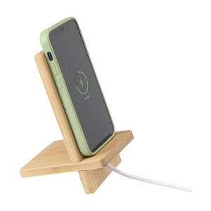 An image of Logo Miyo Bamboo Phone Stand